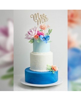 FLOWERS FROM THE FLOWER STORAGE blue 10 pcs. wafers