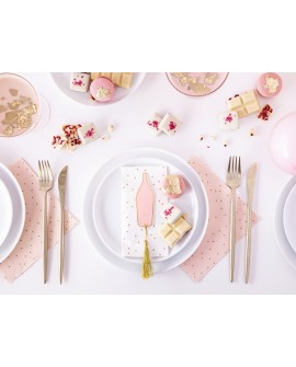 Pikery DIAMENTY ZŁOTE 6 szt. Plakietki na babeczki