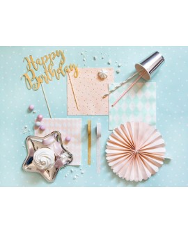 Pikery DIAMENTY ZŁOTE 6 szt. Plakietki na babeczki