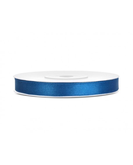 Satinband 6mm BLAU 25m