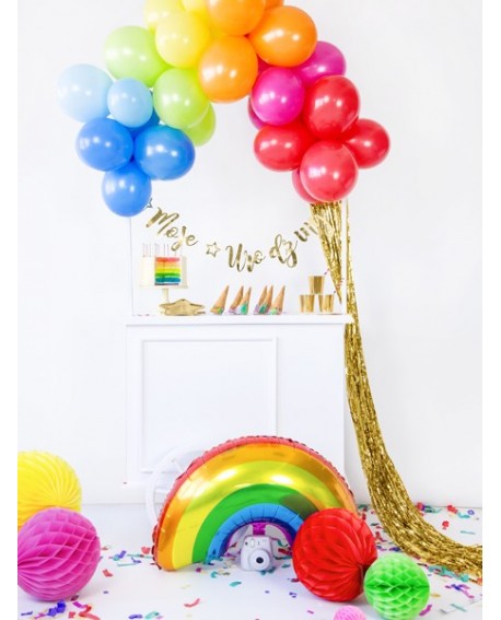 Party curtain GOLD 90 x 250 cm Gold