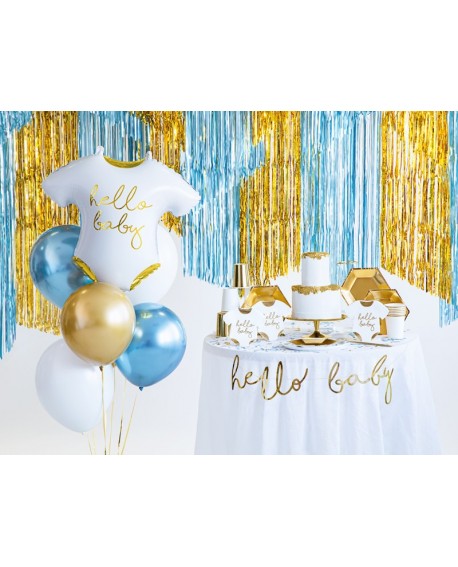 Party curtain GOLD 90 x 250 cm Gold