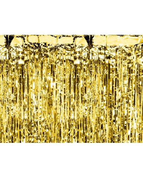 Partyvorhang GOLD 90 x 250 cm Gold