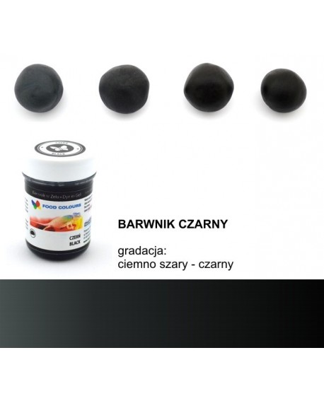 Food Colours gel food colour black