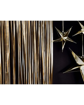 Partyvorhang HELL GOLD 90 x 250 cm