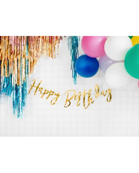 Party curtain LIGHT GOLD 90 x 250 cm