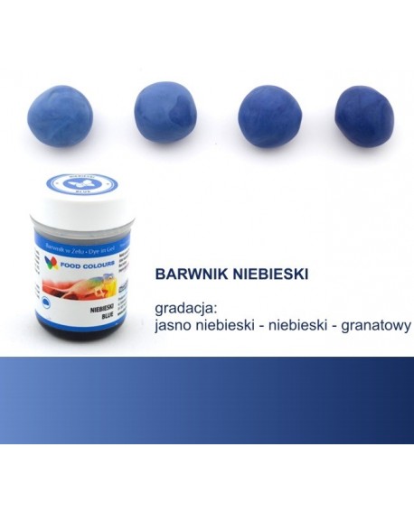 Lebensmittelfarben Gel-Farbstoff BLAU