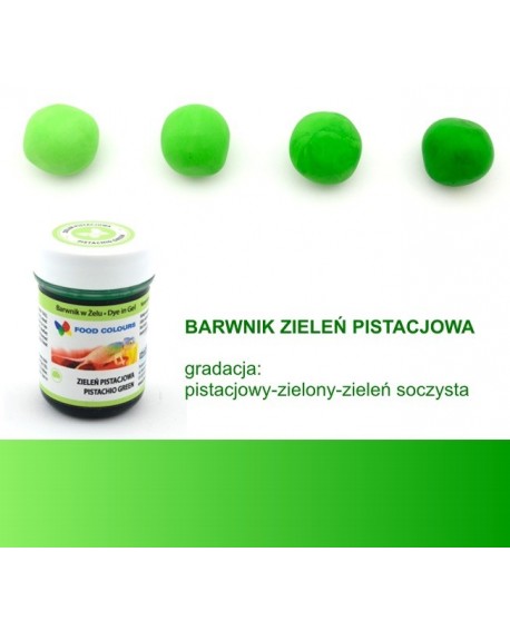 Food Colours Gel Dye PISTACIAL GREEN