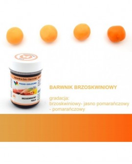Food colouring gel Food Colours BRZOSKWINIOWY