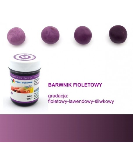 Potravinářské barvivo gelové Food Colours FIALOVÝ