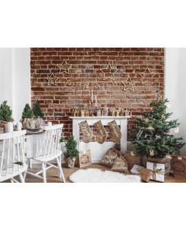 Girlanda Baner Merry Christmas Drewniany 87 cm