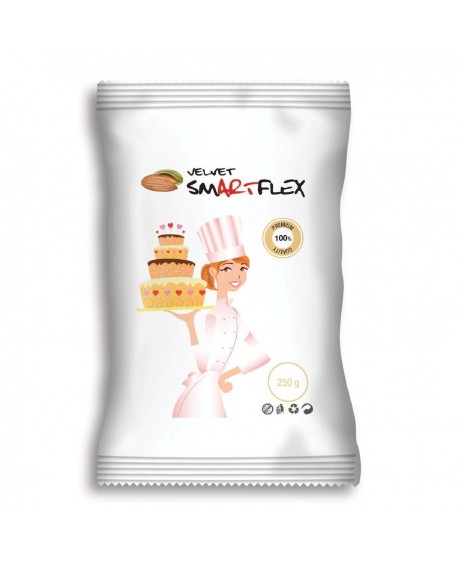 Smartflex BIELA cukrová pasta 0,25 kg mandľová