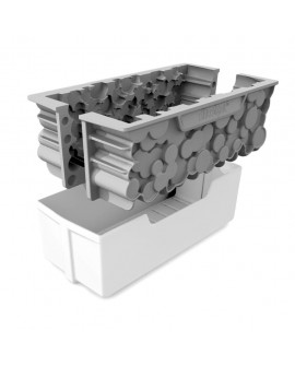 Forma silikonowa 3D Silikomart Foret Drewniane bale tort musowy