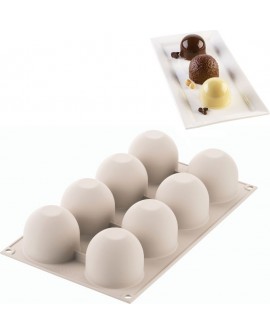 Forma silikonowa 3D Silikomart PUFF 8 gniazd monoporcje