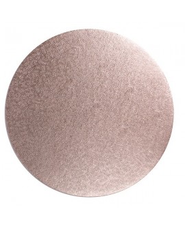 Podkład pod tort RÓŻOWE ZŁOTO 12 mm SZTYWNY 25 cm