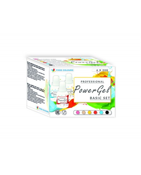 Power Gel-Farbe Set 6 x 20 g