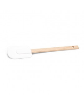 Silicone spatula 27 cm, wooden handle