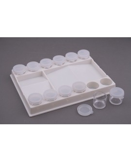 Pojemniki plastikowe 6 x 3 ml