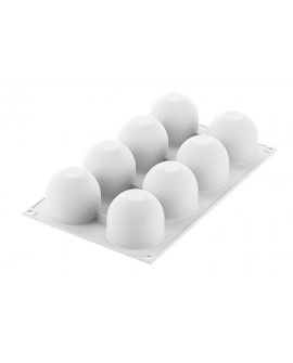 Forma silikonowa 3D Silikomart DOME 6 cm 8 gniazd monoporcje