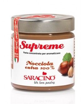 Pasta smakowa Saracino, orzechy Laskowe 100%, 200 g