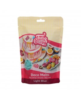 Dropsy czekoladowe FunCakes Deco Melts, błękitnyNE, 250 g