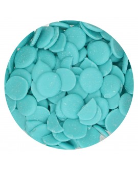 FC Deco Melts čokoládové kvapky MODRÉ 250g