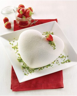 Forma silikonowa 3D Silikomart BATTICUORE Serce tort musowy