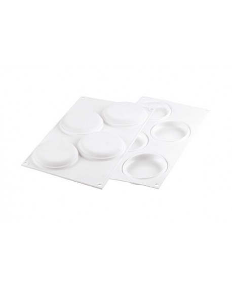 Silikomart DECOR silikonová forma 8,5 cm 4 otvory