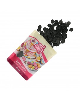 Dropsy czekoladowe FunCakes Deco Melts, czarne, 250 g