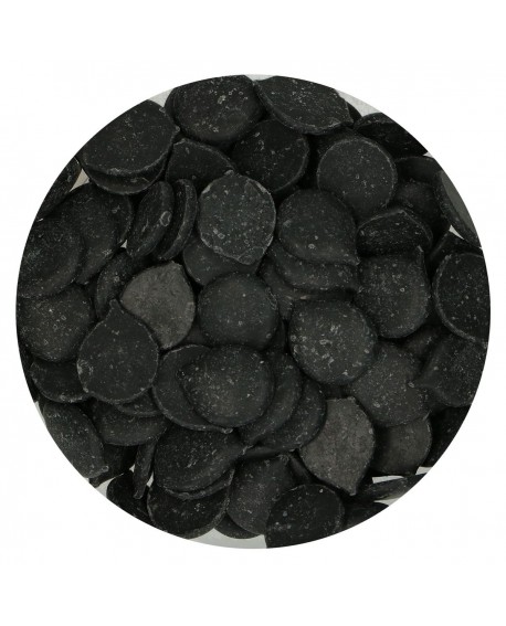 Dropsy czekoladowe FunCakes Deco Melts, czarne, 250 g