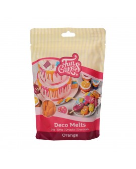 FC Deco Melts čokoládové kapky POMERANČOVÉ 250g