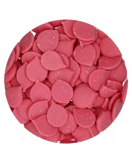 Dropsy czekoladowe FunCakes Deco Melts, różowe, 250 g