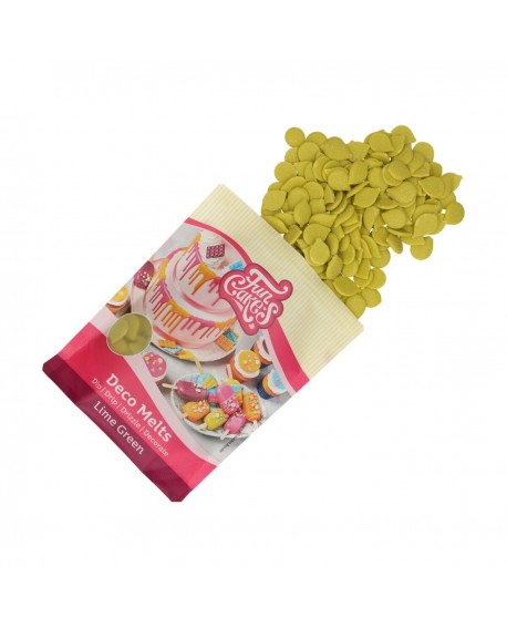 FC Deco Melts Limette Schokoladendrops 250g