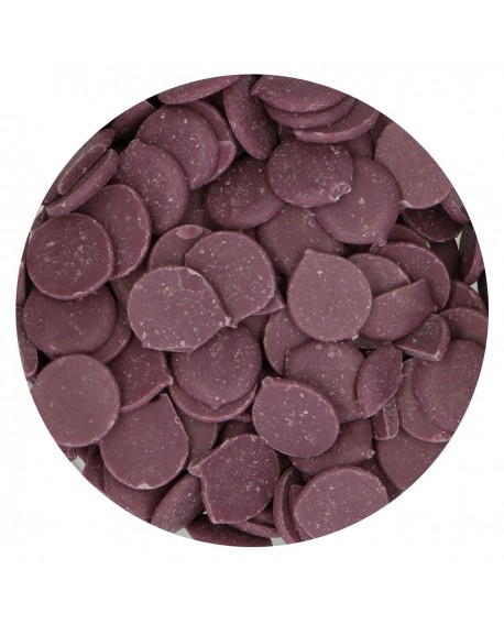 Dropsy czekoladowe FunCakes Deco Melts, fioletowe, 250 g