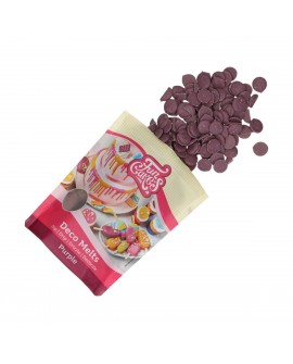 Dropsy czekoladowe FunCakes Deco Melts, fioletowe, 250 g