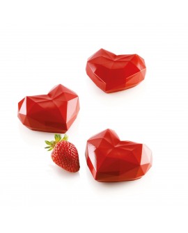 Forma silikonowa 3D AMORINI ORIGAMI 74 mm Silikomart 6 gniazd monoporcje