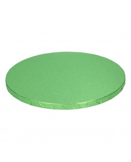 Podkład pod tort JASNY ZIELONY 12 mm SZTYWNY 30,5 cm