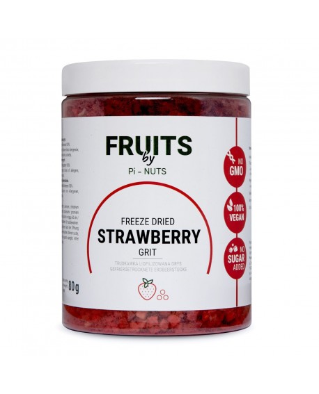 Truskawka liofilizowana Pi-Nuts, grys, 80 g