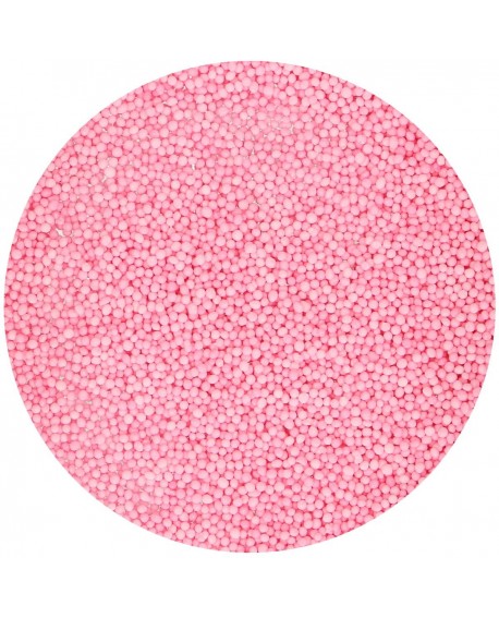 Szórócukor FunCakes 80 g nonpareils VILÁGOS RÓZSASZÍNOWY