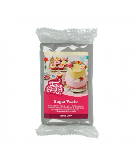 Potahovací hmota FunCakes šedá 250 g Stone Grey
