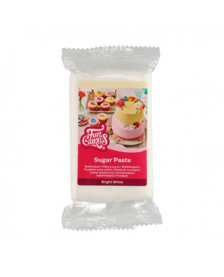 Fun Cakes White 250 g Bright White sugar paste