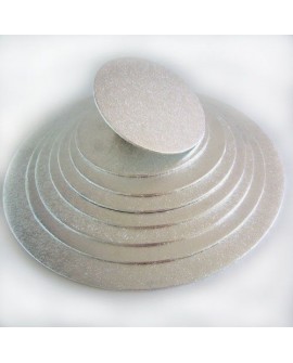 Podkład pod tort srebrny GRUBY 4 mm 30 cm Podkład pod tort srebrny GRUBY 4 mm 30 cm
