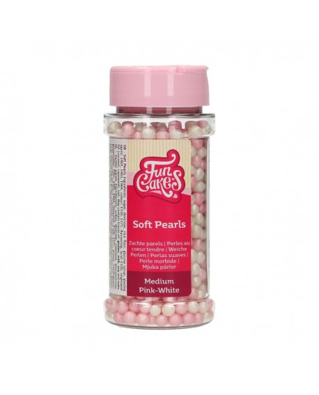 FC sprinkles WHITE/pink soft pearls