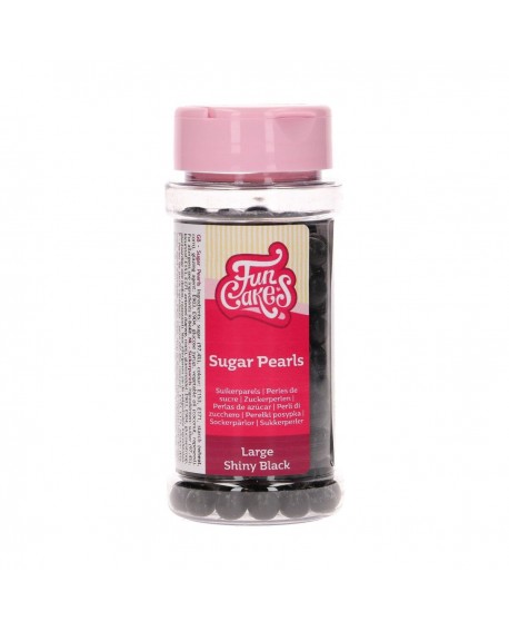 Zuckerstreusel FunCakes schwarz 80 g 7 mm