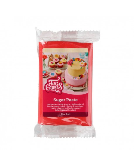 Fun Cakes Red 250 g Fire Red sugar paste