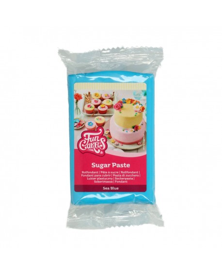 Цукрова мастика FunCakes блакить OCEANU 250 g Sea Blue
