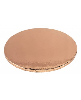Podkład pod tort PC RÓŻOWE ZŁOTO SZTYWNY 25 cm