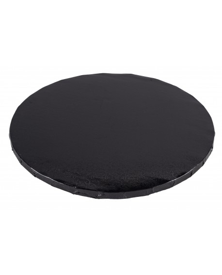 Julita cake board 10 mm, rigid, black, 25 cm
