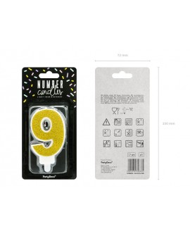 Kerze PD 9 GOLD Kerze PD 9 GOLD