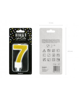 Kerze PD 7 GOLD